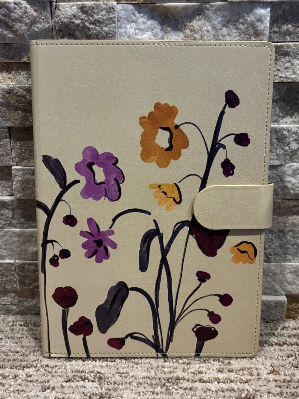 nota Floral Folio With Notepad